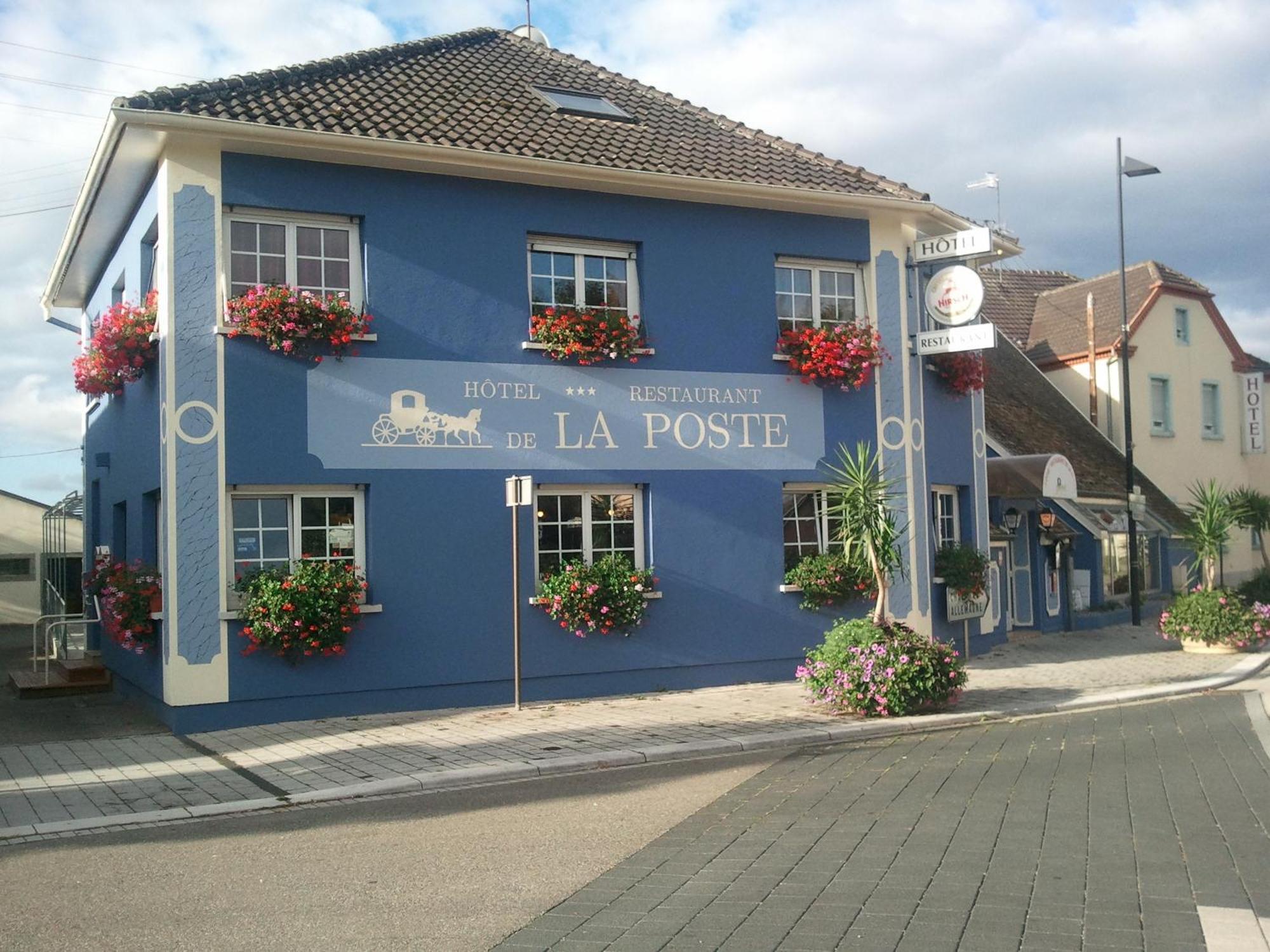 Hotel Restaurant De La Poste Mulhouse Ottmarsheim Bantzenheim Eksteriør bilde