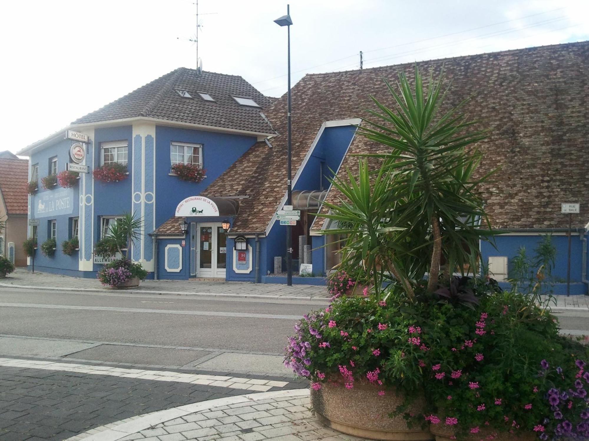 Hotel Restaurant De La Poste Mulhouse Ottmarsheim Bantzenheim Eksteriør bilde