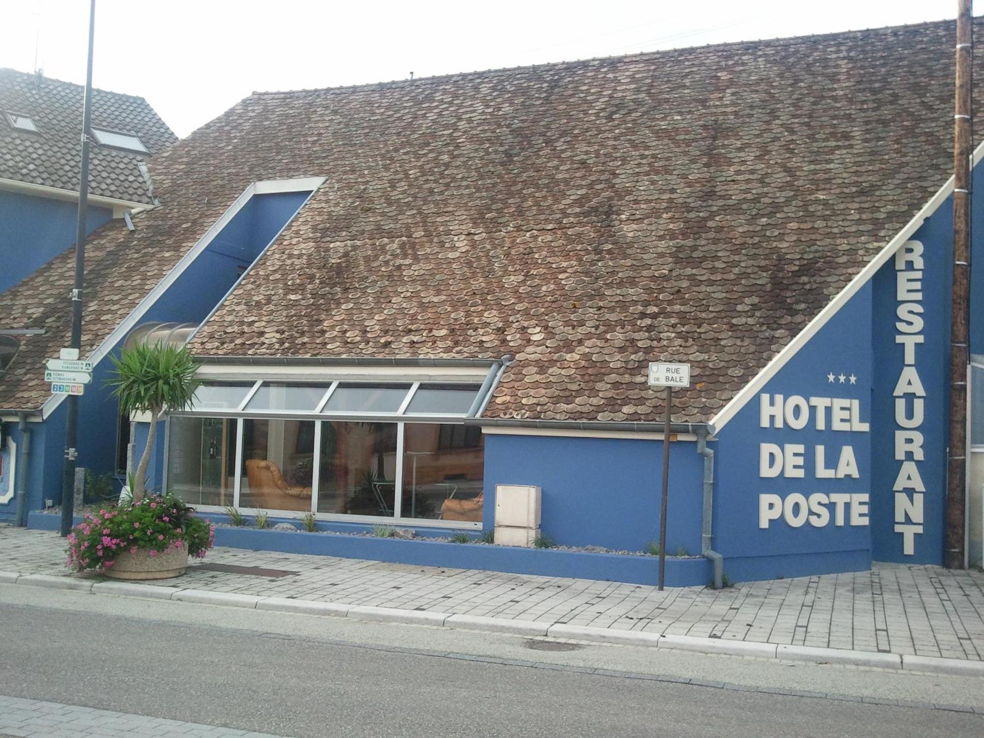 Hotel Restaurant De La Poste Mulhouse Ottmarsheim Bantzenheim Eksteriør bilde